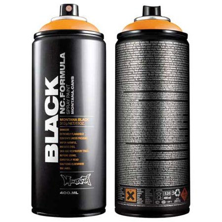 Montana Cans - Montana BLACK High-Pressure Cans Spray Color - 400ml Cans - (Best Rust Prevention Spray For Cars)