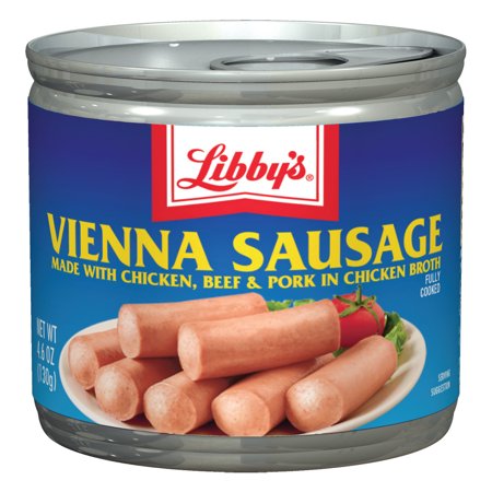 (4 Pack) Libby's Vienna Sausage in Chicken Broth, 4.6 (Best Meat For Sausage)