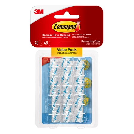 Command Clear Decorating Clips Value Pack 40 48 Strips Command Clear Decorating Clips Value Pack 40 48 Strips