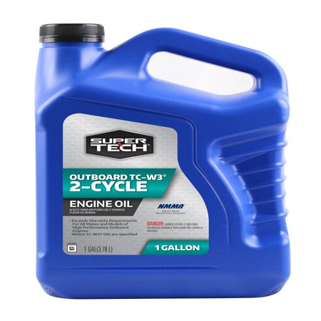 Super Tech TC-W3 Outboard 2-Cycle Engine Oil, 1 Gallon - Walmart.com