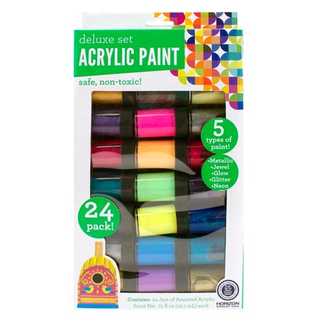 Go Create Permanent Acrylic Rainbow Paint Set, 24ct. - Walmart.com