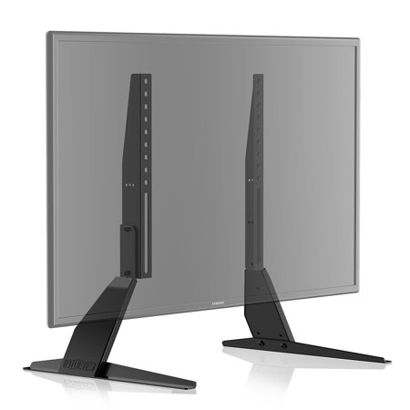 Oval Top Mount - FITUEYES Universal LCD Flat Screen TV Table Top Stand / Base Mount fits 23