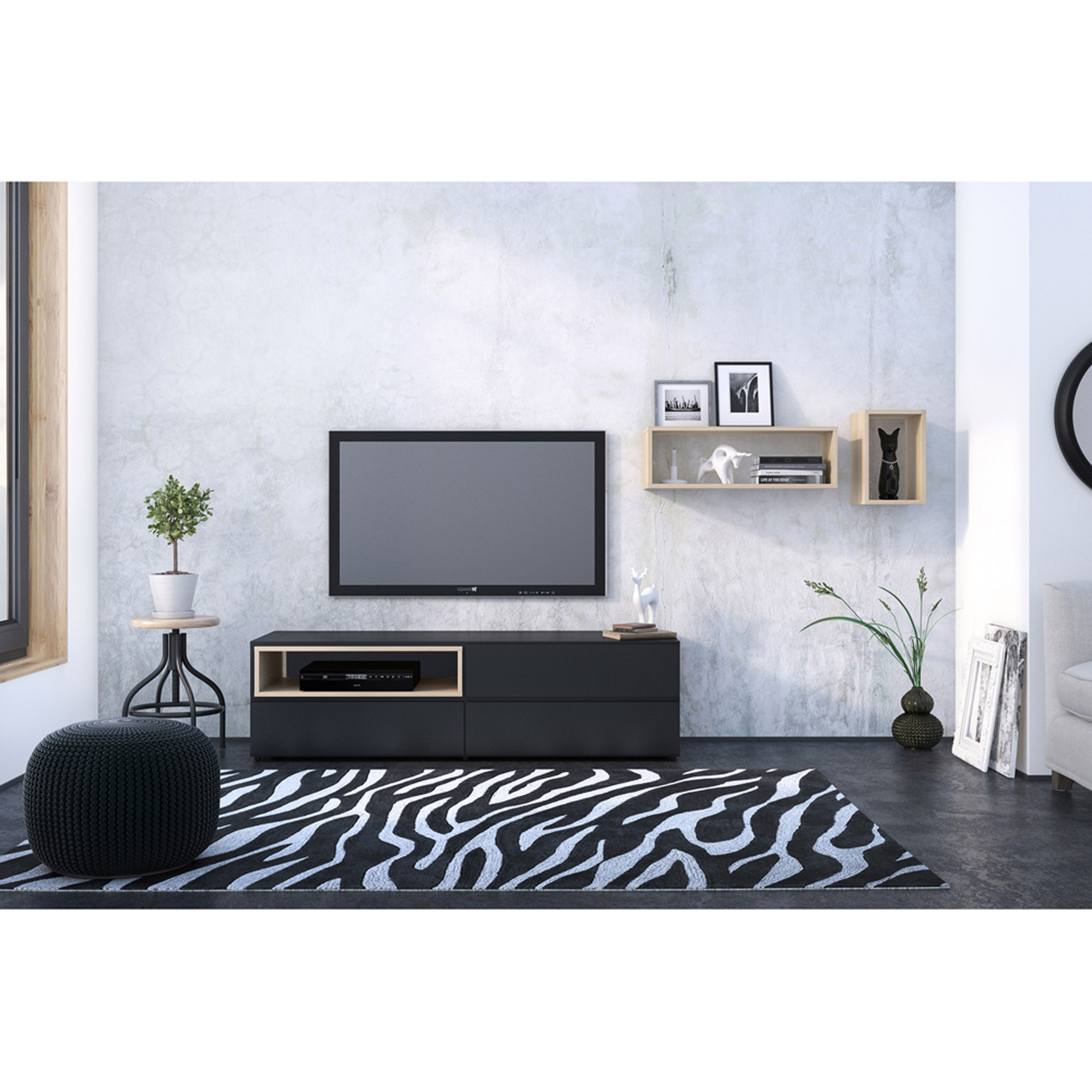 Nexera Avenue 60'' TV Stand