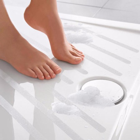 PVC Bathroom Ceramic Tile Floor Anti Slip Stickers Bathtub Safety Tape Mat Shower Strips (Best Way To Tile A Shower Floor)