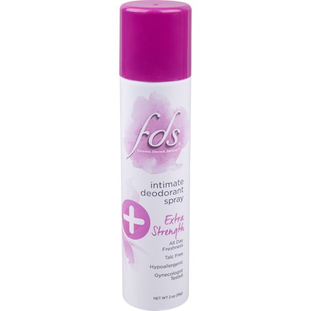 - FDS Extra Strength Intimate Deodorant Spray, 2 Oz