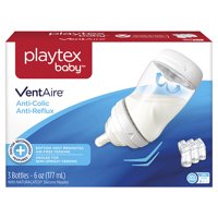 Playtex Baby VentAire Complete Tummy Comfort 6oz 3-Pack Baby Bottle