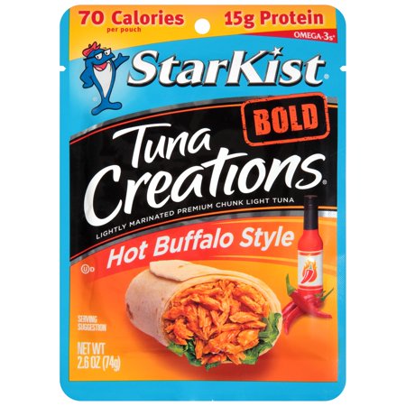 Fresh Tuna - (4 Pack) StarKist Tuna Creations Bold, Hot Buffalo Style, 2.6 Ounce Pouch