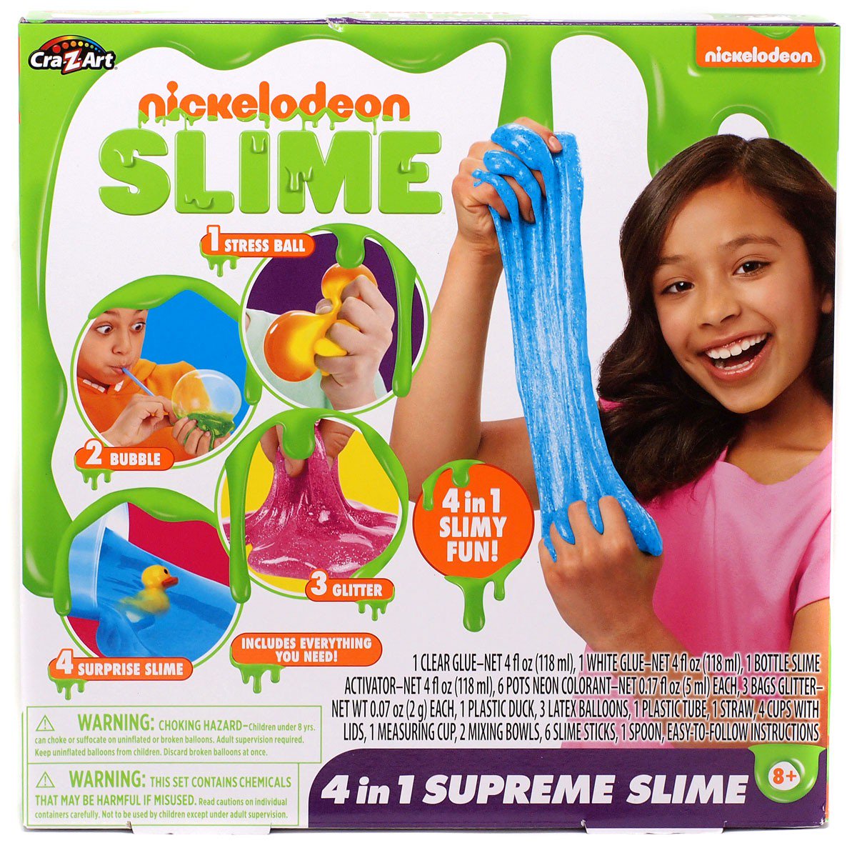 Nickelodeon 4-in-1 Supreme Slime Kit by Cra-Z-Art