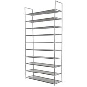 Shoe Storage Cubbies Homegear 10 Tier Free Standing Shoe Rack Tower Storage Organizer