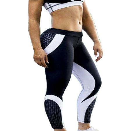 Women Activewear High Waist Sport Tights Elastic Push-Up Yoga Pants Fitness Leggings Running Gym Scrunch Trousers