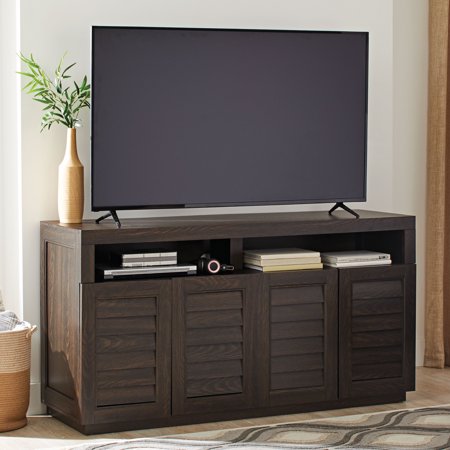 - Better Homes & Gardens Ellis Shutter TV Storage Cabinet for TVs up to 75