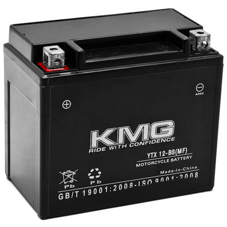 KMG Triumph 1050 Speed Triple 2005-2010 YTX12-BS Sealed Maintenace Free Battery High Performance 12V SMF OEM Replacement Maintenance Free Powersport Motorcycle ATV Scooter Snowmobile (Best Battery For Triumph Street Triple)