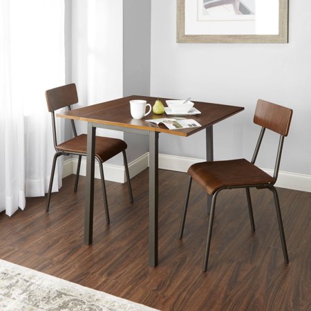 Better Homes And Gardens Berkeley 3 Piece Wood Metal Dining Set Better Homes And Gardens Berkeley 3 Piece Wood Metal Dining Set