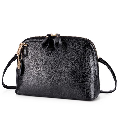 Vbiger Fashion Casual Women Handbag PU Leather Small Shoulder Bags Tote Bags, Black