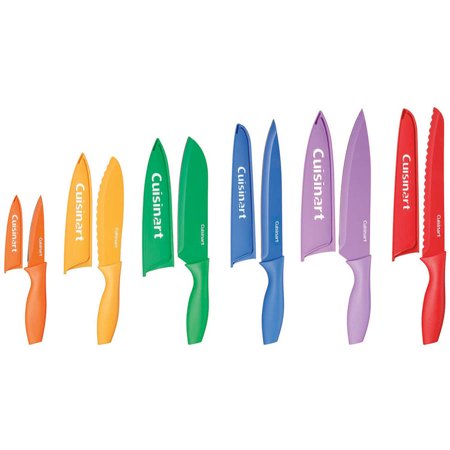 Cuisinart Advantage 12-Piece Color-Coded Professional Stainless Steel (Best Ceramic Knives Review)
