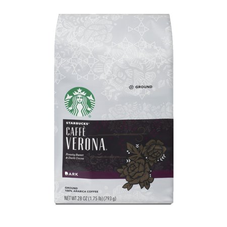 Starbucks Caffe Verona Dark Roast Ground Coffee, 28-ounce (Best Selling Coffee At Starbucks)