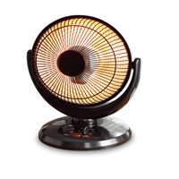 Mainstays Infrared Oscillating Dish Heater, Black Finish, JHS-800H