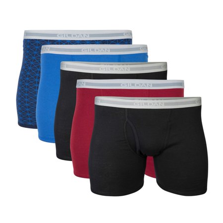 Gildan Men's Dyed Assorted Boxer Brief Underwear,