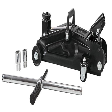 Torin Blackjack Roadside Kit with a 2 Ton Trolley Jack with Lug Wrench