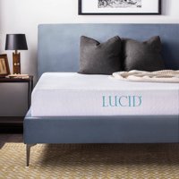 Lucid 10" Dual-Layered Gel Memory Foam Mattress, Multiple Sizes