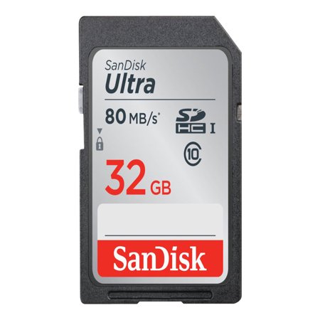 SanDisk 32GB Ultra SDHC UHS-I Memory Card - 80MB/s, C10, Full HD, SD Card - (Sandisk Ultra Sdhc 32gb Best Price)