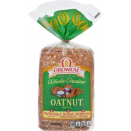 Oroweat Whole Grains Oatnut Bread 24 Oz - Walmart.com