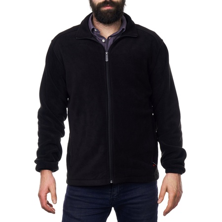Alpine Swiss Trent Mens Full Zip Up Fleece Jacket Soft Casual Warm Zipper (Best Mens Fleece Jacket)
