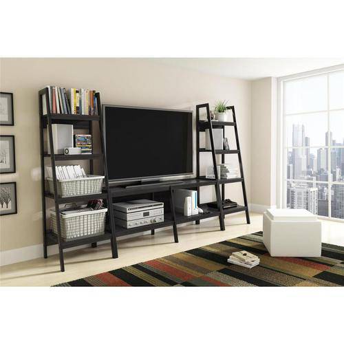 Altra Furniture Black Ladder TV Stand for TVs up to 65''