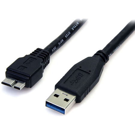 StarTech 1.5' SuperSpeed USB 3.0 Cable, Black