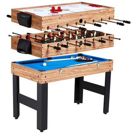 Game Table Base (MD Sports 48 Inch 3-In-1 Combo Game Table, 3 Games with Billiards, Hockey and Foosball, accessories)