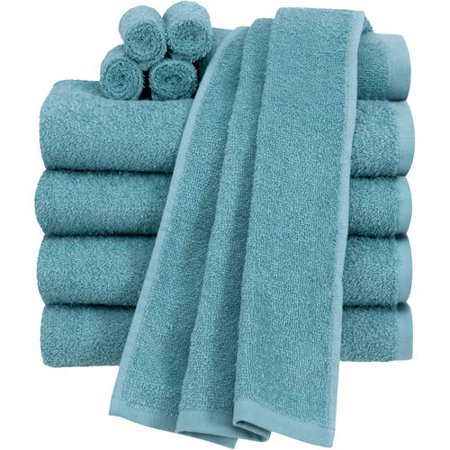 Mainstays Value Terry Cotton Bath Towel Set - 10 Piece Set