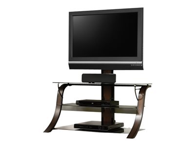 Sauder StudioEdge Veer TV Stand with Mount for TVs up to 50'', Black