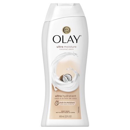 Olay Exfoliating Body Wash - Olay Ultra Moisture Coconut Oasis Body Wash, 22 oz