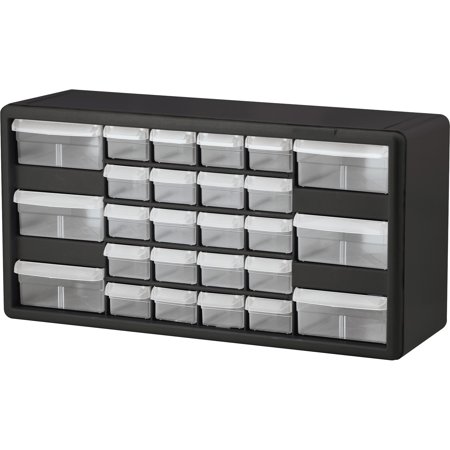 Black Commercial Storage Cabinet - Akro-Mils 26 Drawer Stackable Cabinet