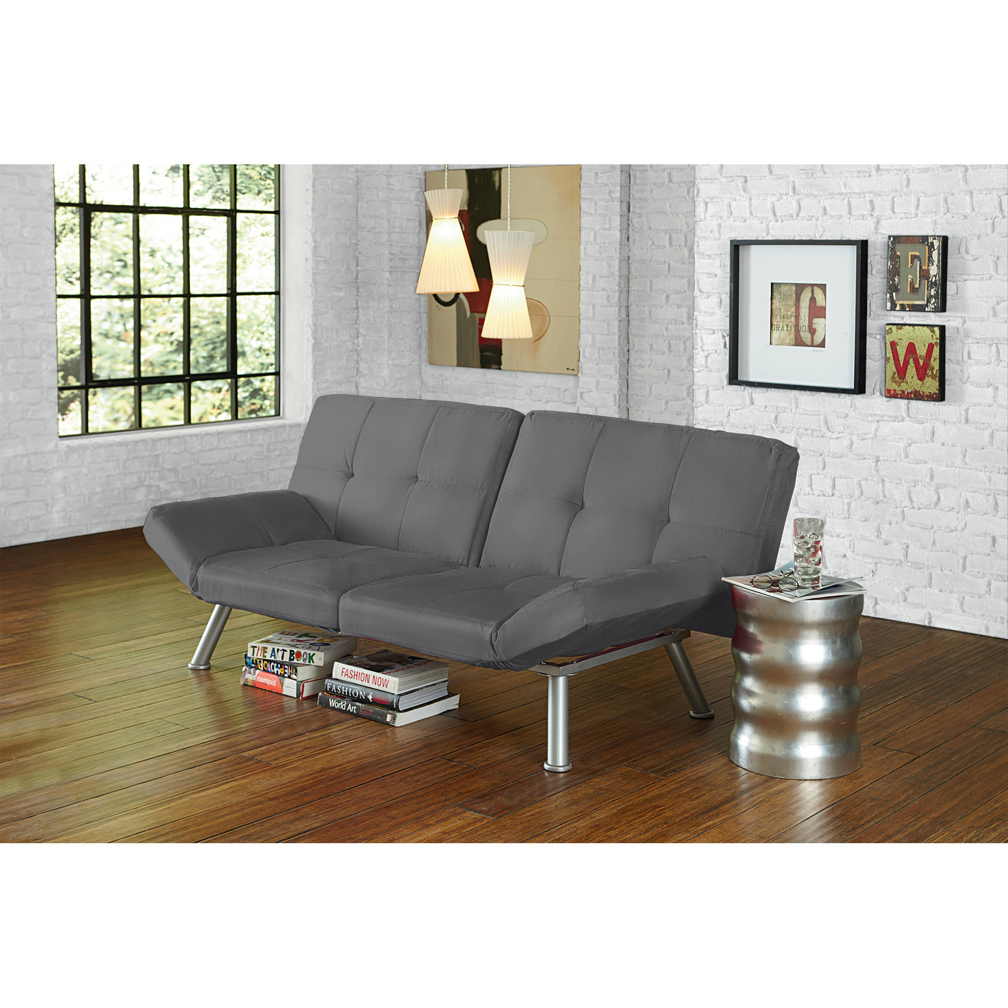 Mainstays Contempo Futon, Multiple Colors