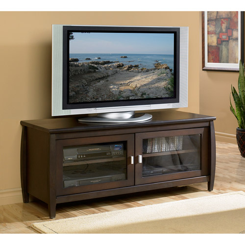 TechCraft Walnut TV Stand, for TVs up to 52''