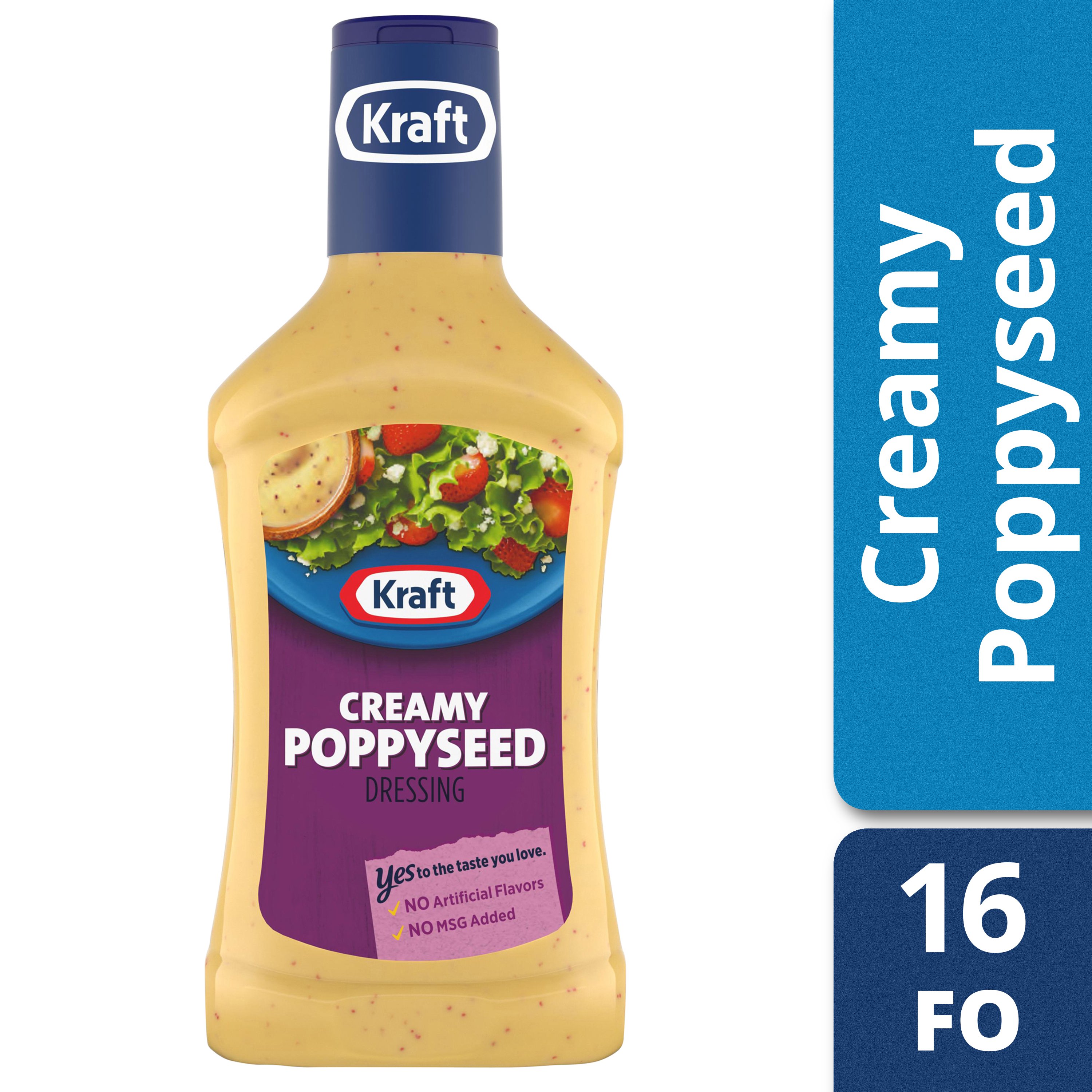 Kraft Creamy Poppyseed Salad Dressing - 16fl oz