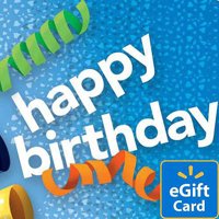 Birthday Noisemaker Walmart eGift Card
