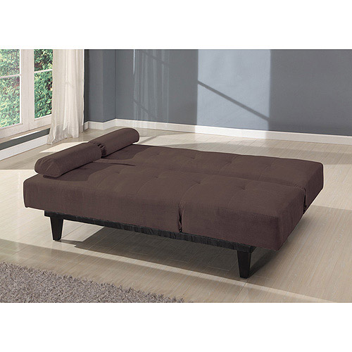 Barcelona Convertible Futon Sofa Bed and Lounger with Pillows, Multiple Colors