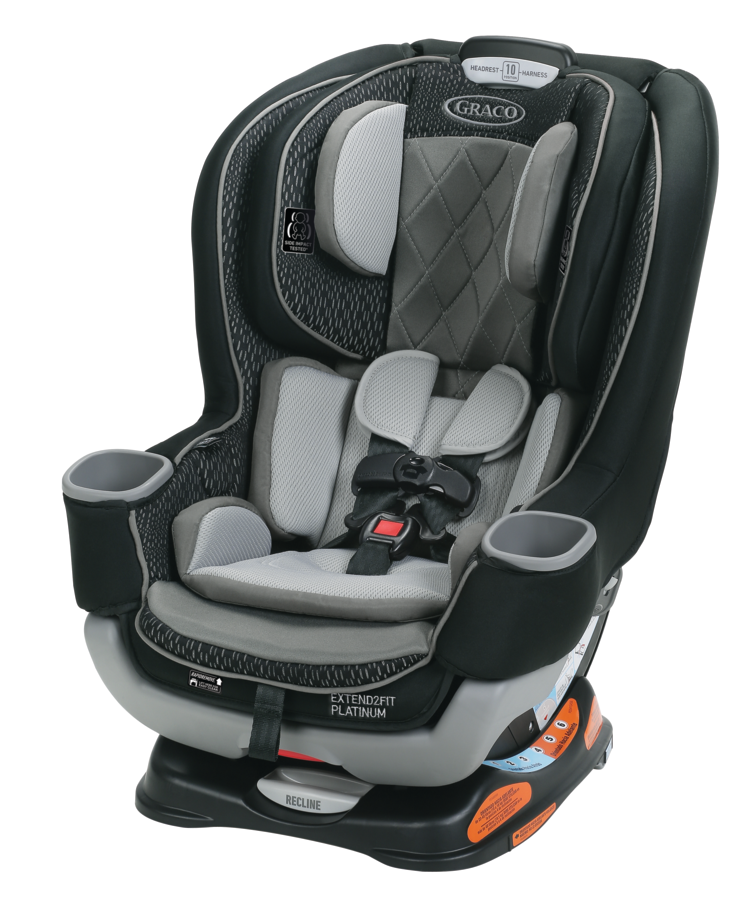 Graco Extend2Fit Platinum Convertible Car Seat, Hurley Deal BrickSeek