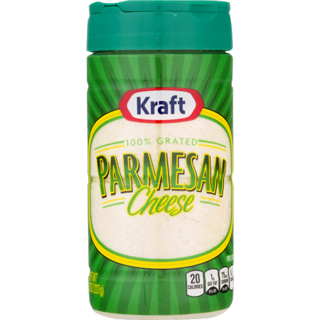 Kraft 100% Real Parmesan Grated Cheese, 8 Oz - Walmart.com