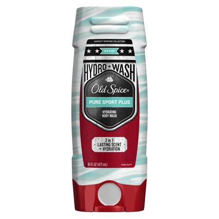 Body Care Collection - Old Spice Hydro Wash Body Wash Hardest Working Collection Pure Sport Plus 16 oz