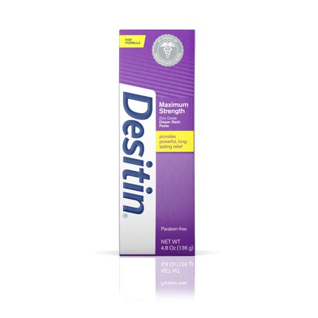 Desitin Maximum Strength Diaper Rash Cream with Zinc Oxide, 4.8 (Best Cream For Prickly Heat Rash)