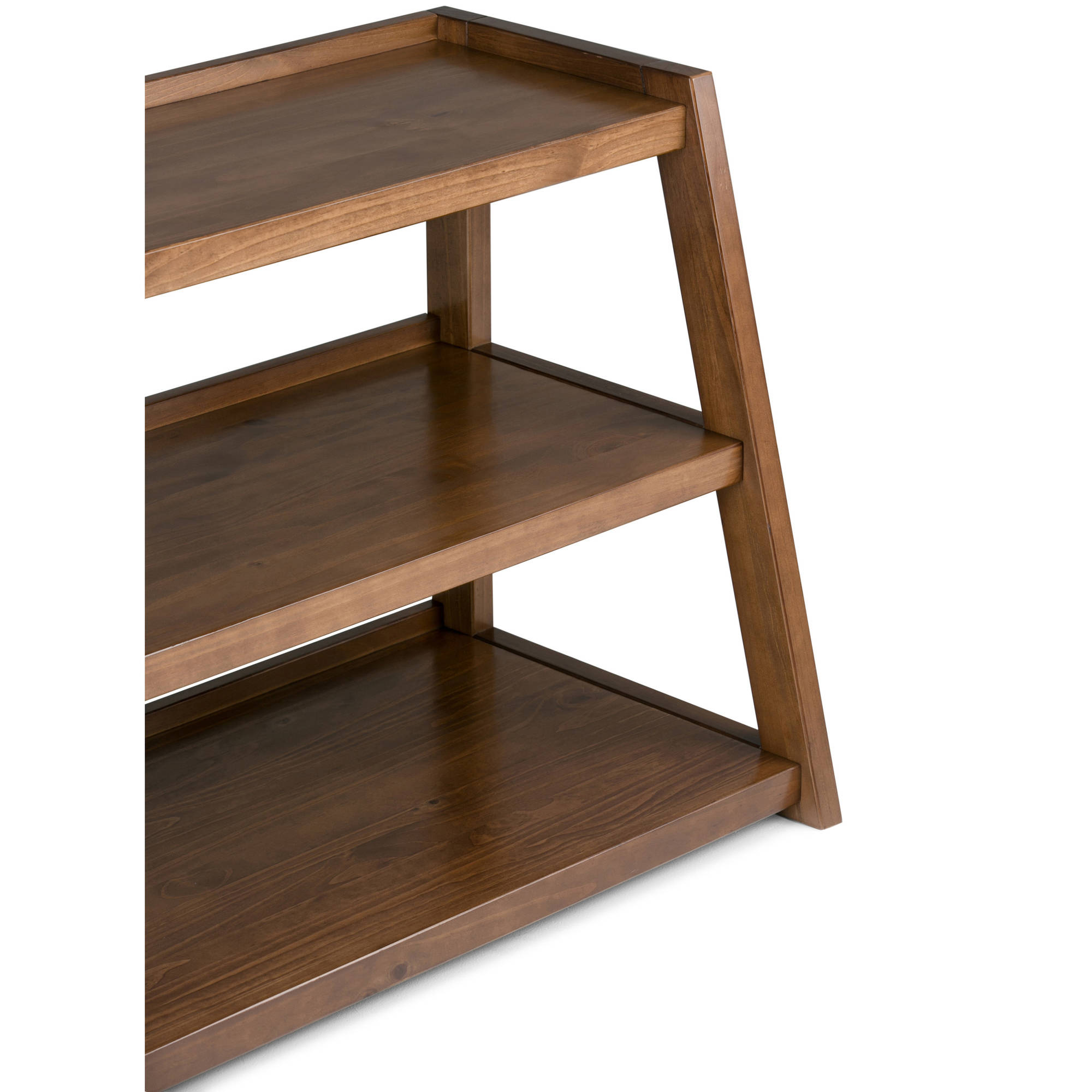 TV Stand in Medium Saddle Brown