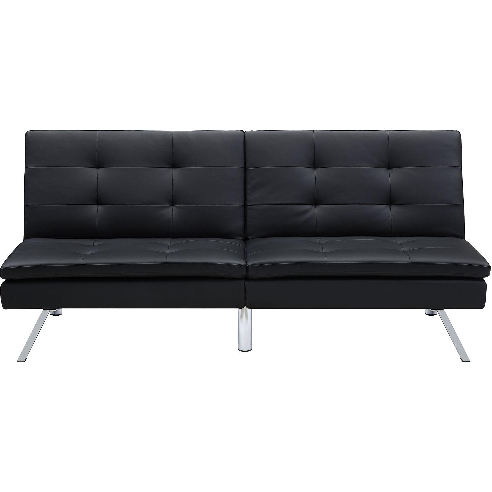 Chelsea Convertible Futon, Black