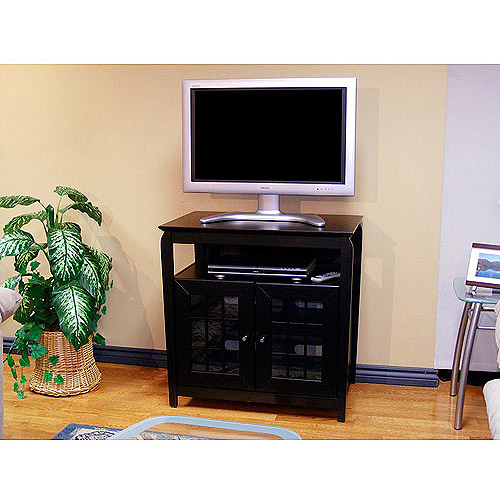 TechCraft Black TV Stand, for TVs up to 37''