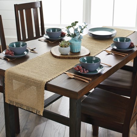 Better Homes and Gardens Table Runner, Natural - Walmart.com