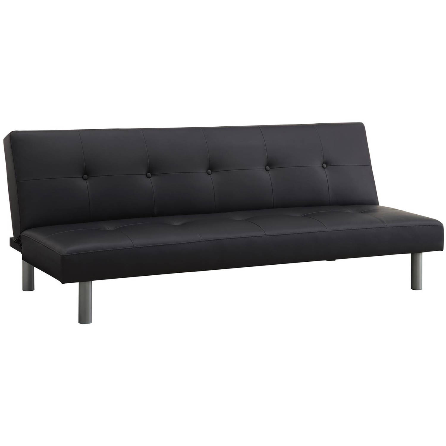 DHP Nola Tufted Futon, Black