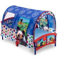 Disney Mickey Mouse Plastic Toddler Bed with Tent by Delta Children