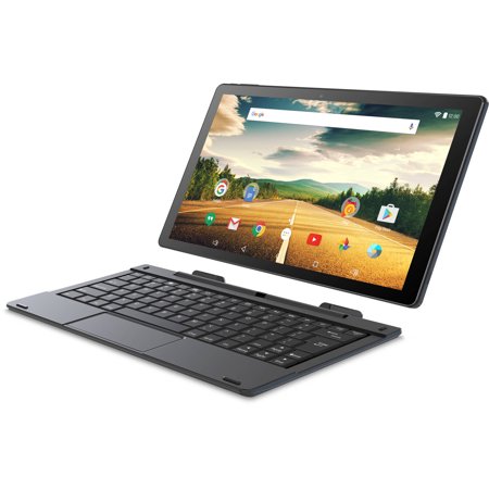 Smartab with WiFi 10.1" 2-in-1 Touchscreen Tablet PC Featuring Android Operating System